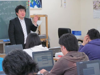 職業訓練での授業風景です